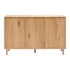 SIDEBOARD BARCELONA -EXKLUSIV- - guldfärgad/naturfärgad, Lifestyle, metall/papper (142,8/90/40cm) - Mömax