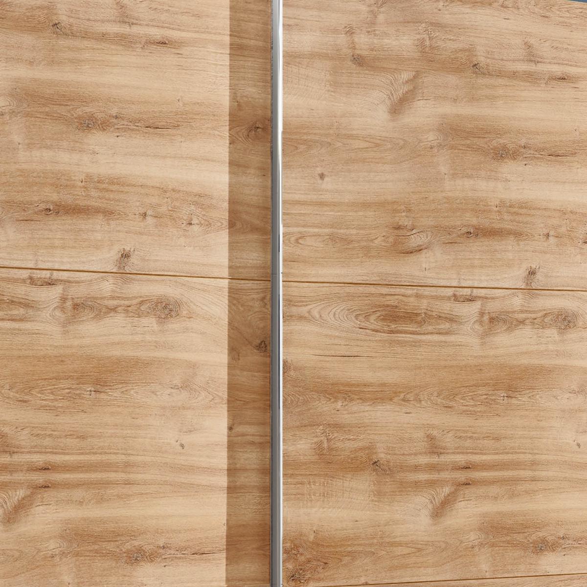 Ormar S Kliznim Vratima Level 36a - boje hrasta/boje kroma, Moderno, drvni materijal/metal (250/216/65cm) - Modern Living