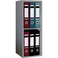 Pisarniški Regal Offas, Siva - siva, Design, leseni material (34/72/30cm) - MID.YOU