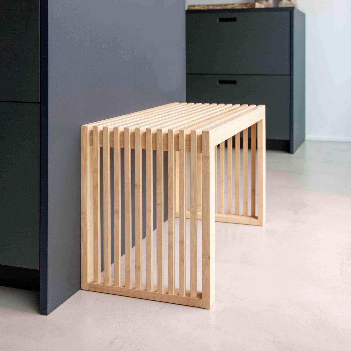 SITZBANK RIB BANK - Naturfarben, Design, Holz (73/43/35cm) - MID.YOU