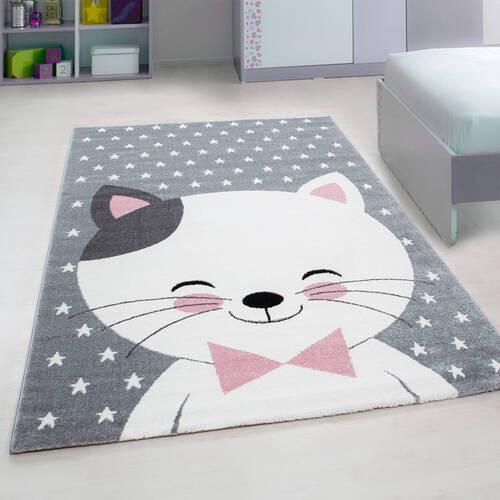 Kinderteppich Kids Pink ca. 140x200cm - Pink, Trend, Textil (140/200cm) - Ben'n'jen