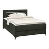 Boxbett Jerry in Olivgrün ca. 120x200cm - Schwarz/Olivgrün, KONVENTIONELL, Textil (120/200cm) - Mömax