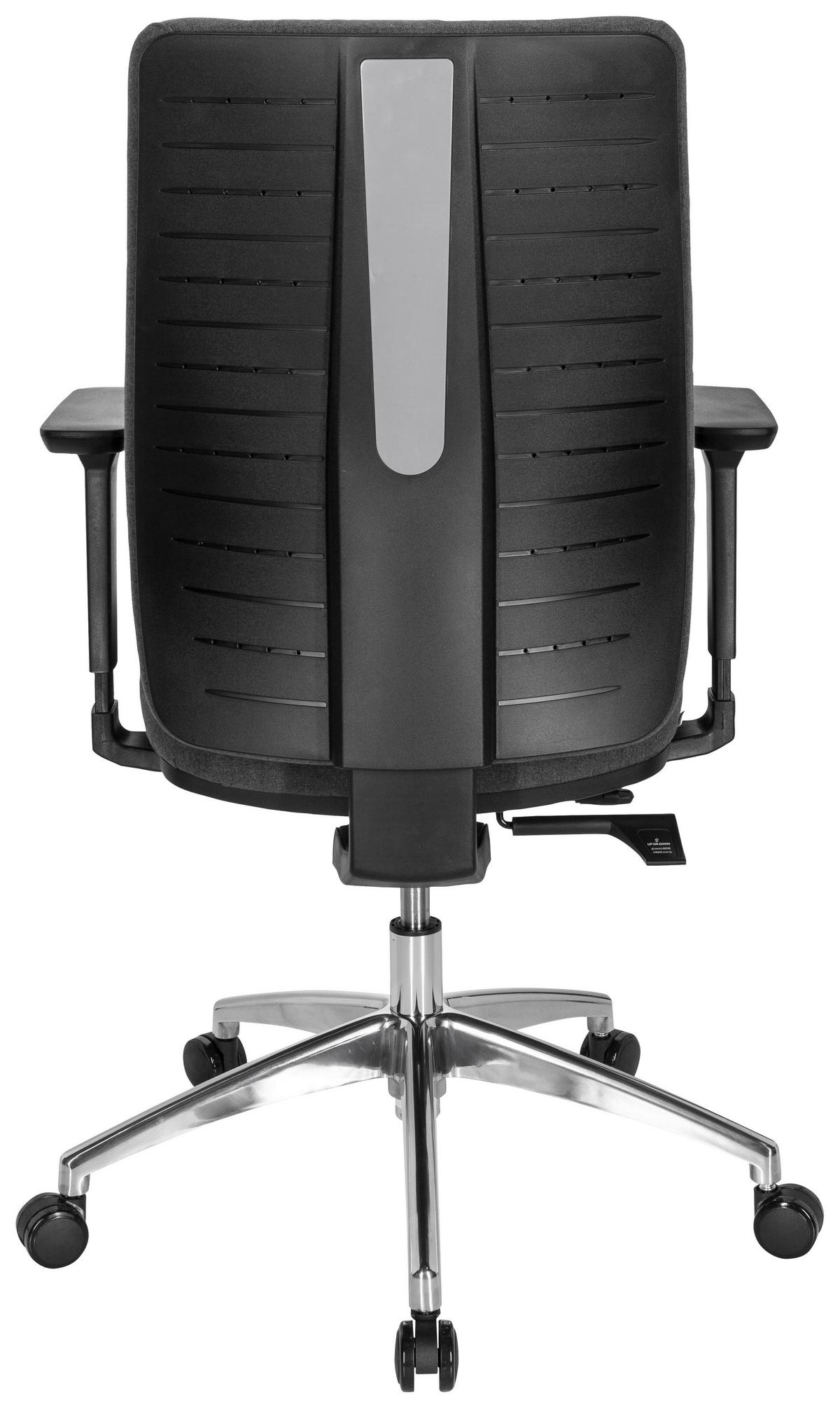 Vrtljivi Stol Integrio I, Temno Siva - barve kroma/temno siva, Moderno, kovina/umetna masa (74/123/63cm) - MID.YOU