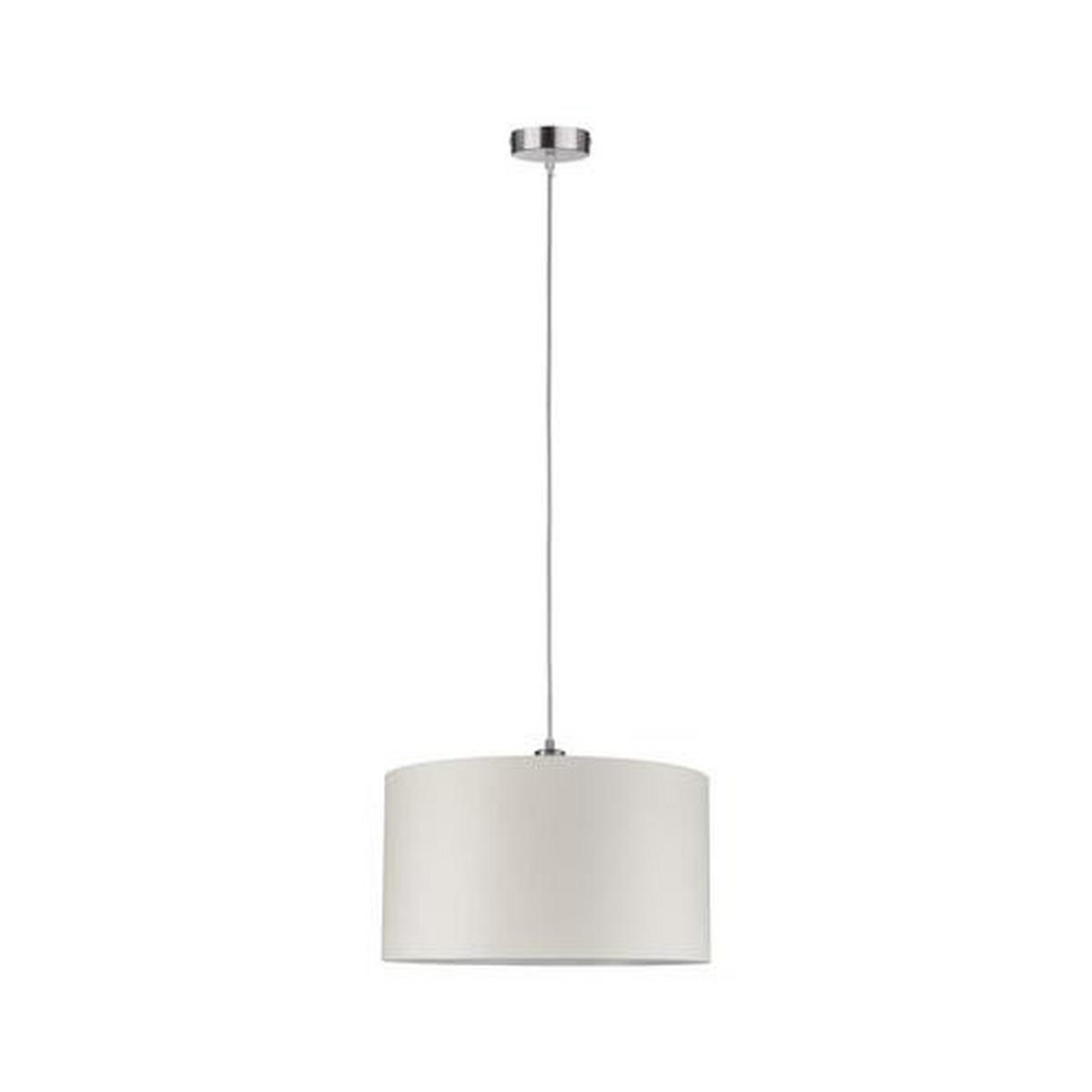 Hängeleuchte Tessa in Creme max. 60 Watt - Creme, Design, Textil/Metall (45/110cm) - Paulmann