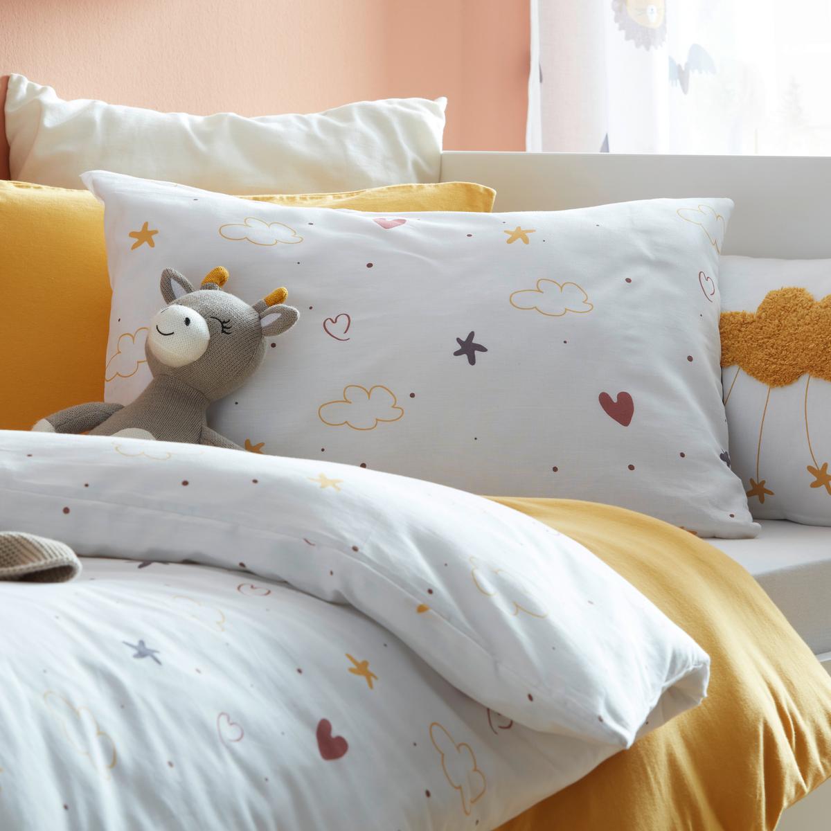 Kinderbettwäsche Sammy ca. 100x135cm - Weiss, Modern, Textil (100/135cm) - Premium Living
