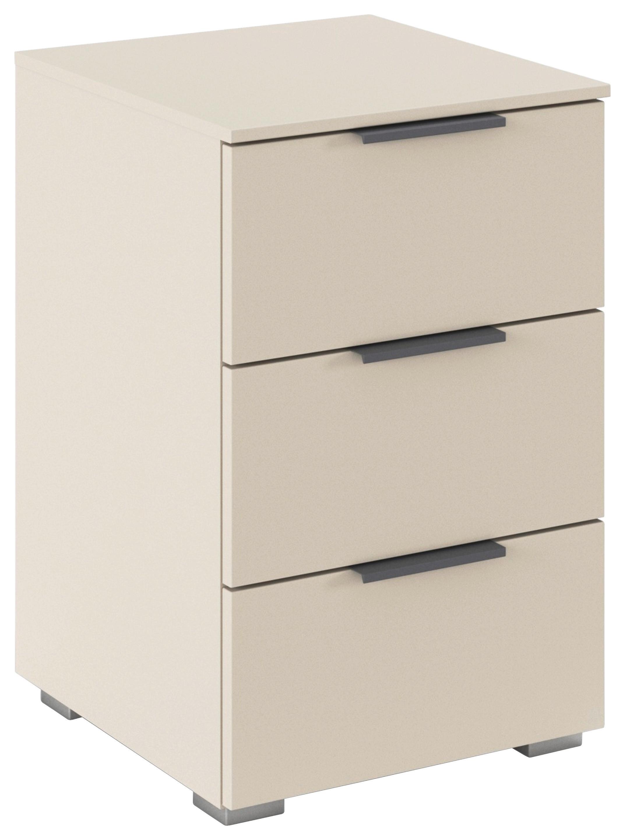 Noćni Stočić Alabama - šampanjac/siva, Trendi, metal/pločasti materijal (40/61/42cm) - Modern Living