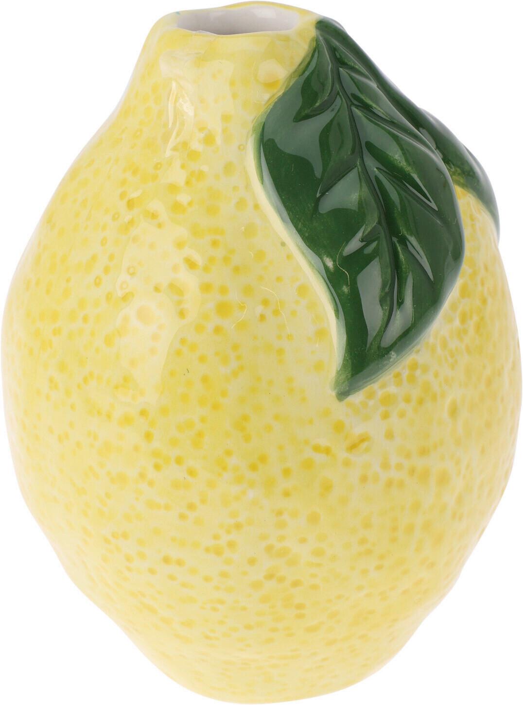 Váza Lemon - sárga, kerámia (8,5/10cm)