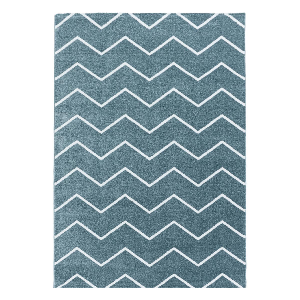 Hochflorteppich Rio Blau ca. 200x290cm - Blau, Basics, Textil (200/290cm)
