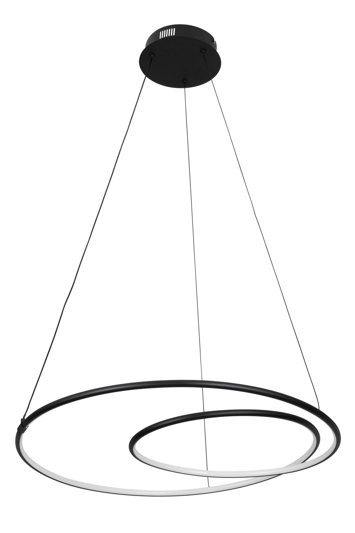 LAMPA WISZĄCA LED BIRMINGHAM *SBN* - czarny, Lifestyle, tworzywo sztuczne/metal (67/150cm) - Novel