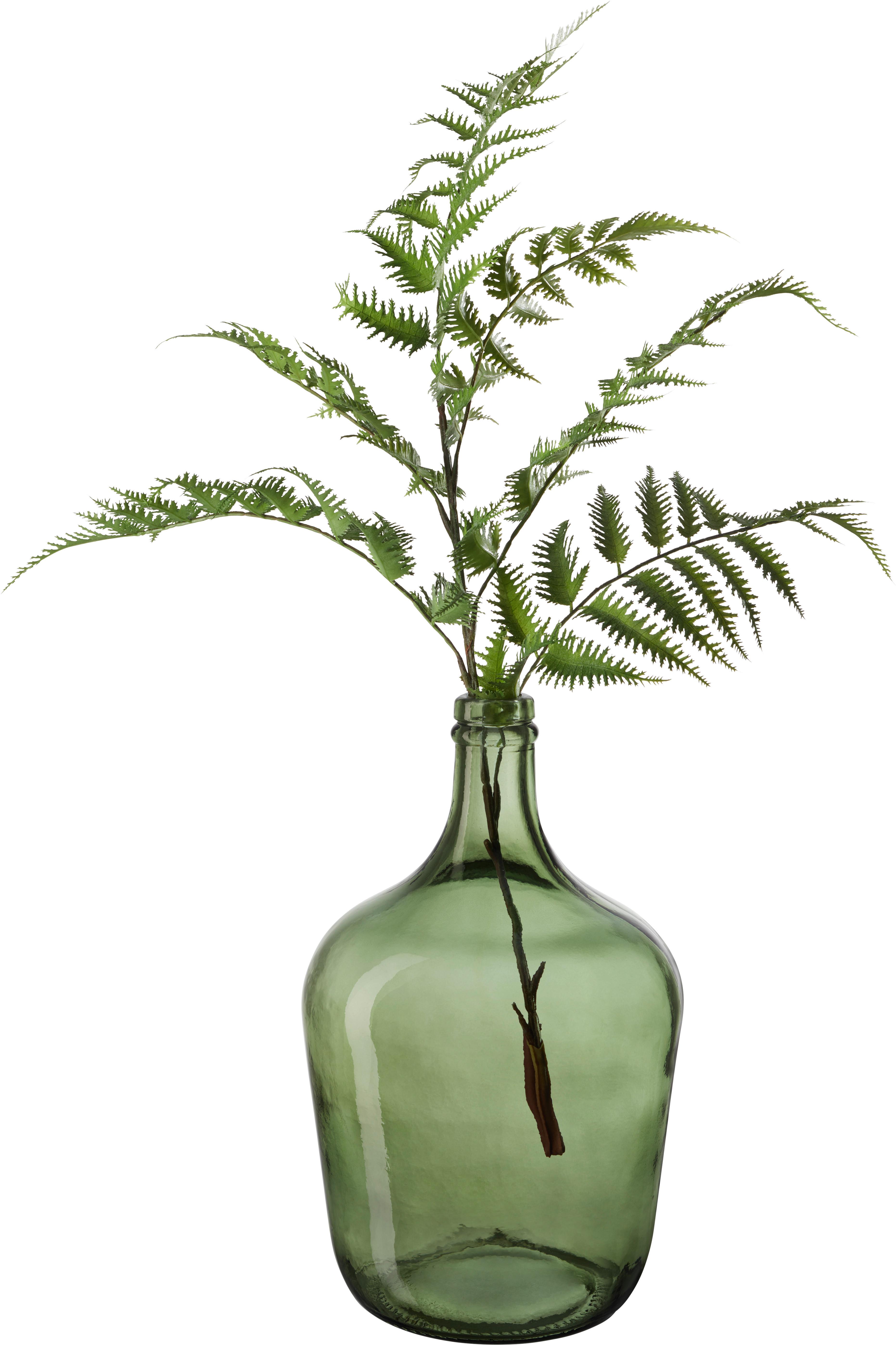 Vase Garrafa in Grün - Grün, Glas (18/30cm) - Premium Living