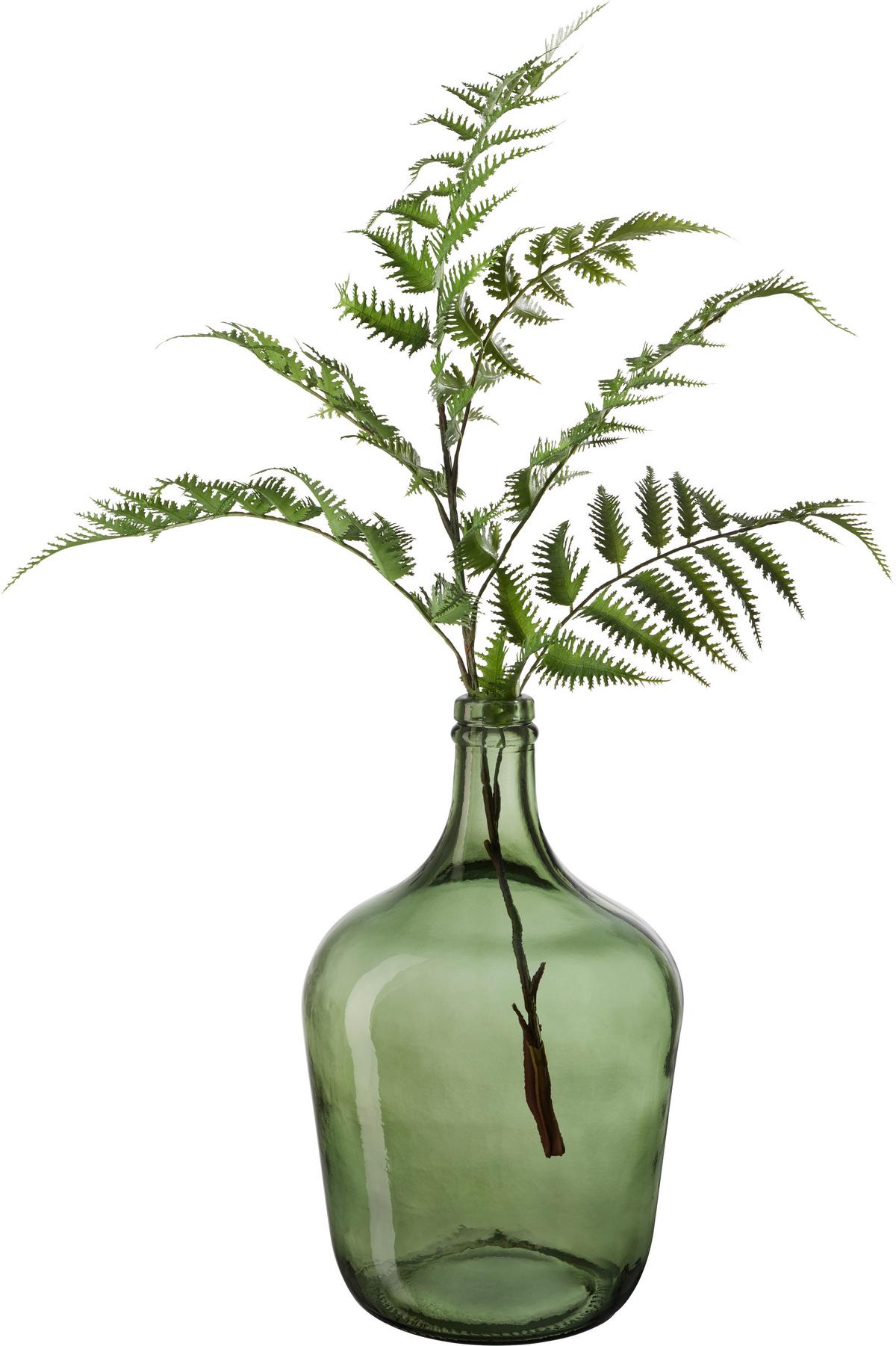 Vase Garrafa in Grün - Grün, Glas (18/30cm) - Premium Living