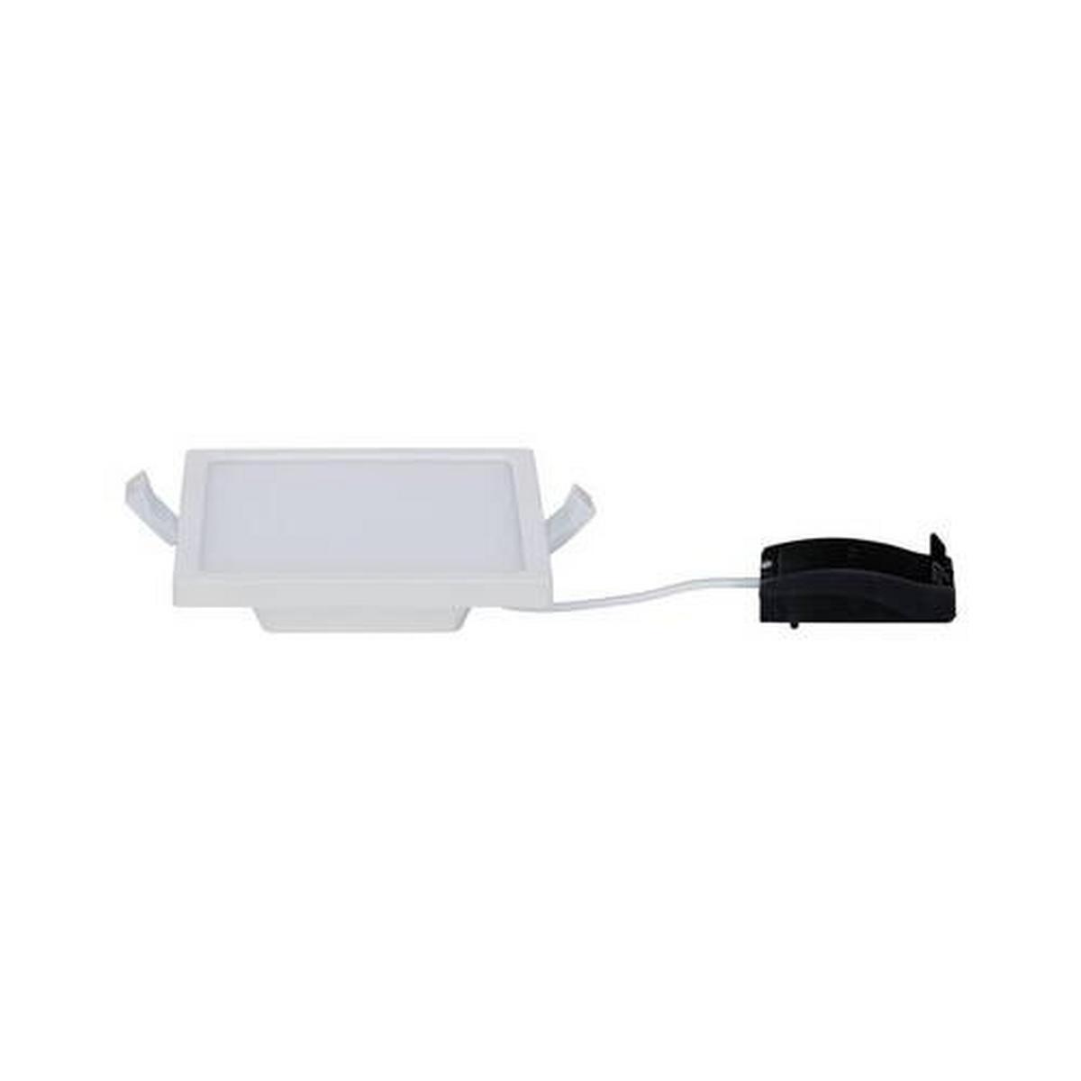 LED-Paneel Panel Areo dimmable in Weiß max. 8 Watt - Weiß, Basics, Kunststoff (12/12cm) - Paulmann