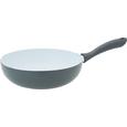 Vok Sonia - siva/bela, Moderno, kovina/umetna masa (28cm) Vok Sonia - siva/bela, Moderno, kovina/umetna masa (28cm)