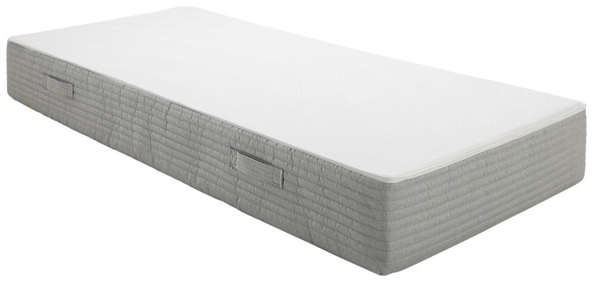 Matratze ca. 140x200cm - Weiss/Anthrazit (140/200cm) - Based