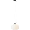 Pendelleuchte Blop Weiß max. 60 Watt - Weiß, Design, Glas/Metall (30/128,5cm) - Brilliant