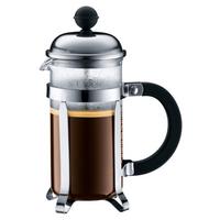 Kaffeebereiter Bodum Chambord Schwarz ca. 0,35l - KONVENTIONELL, Glas/Kunststoff (11/9/17cm) - Bodum