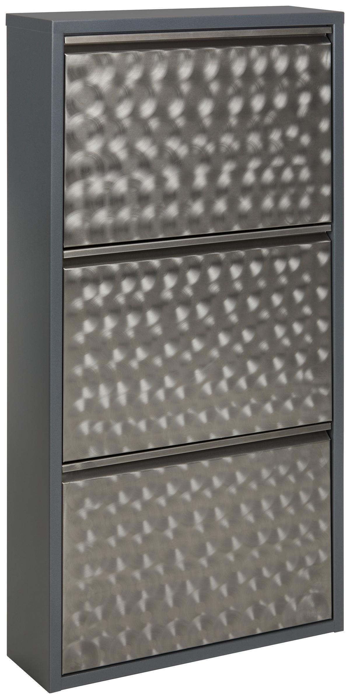 Schuhkipper in Grau - Grau, Modern, Metall (50,5/102,7/15cm) - Mömax