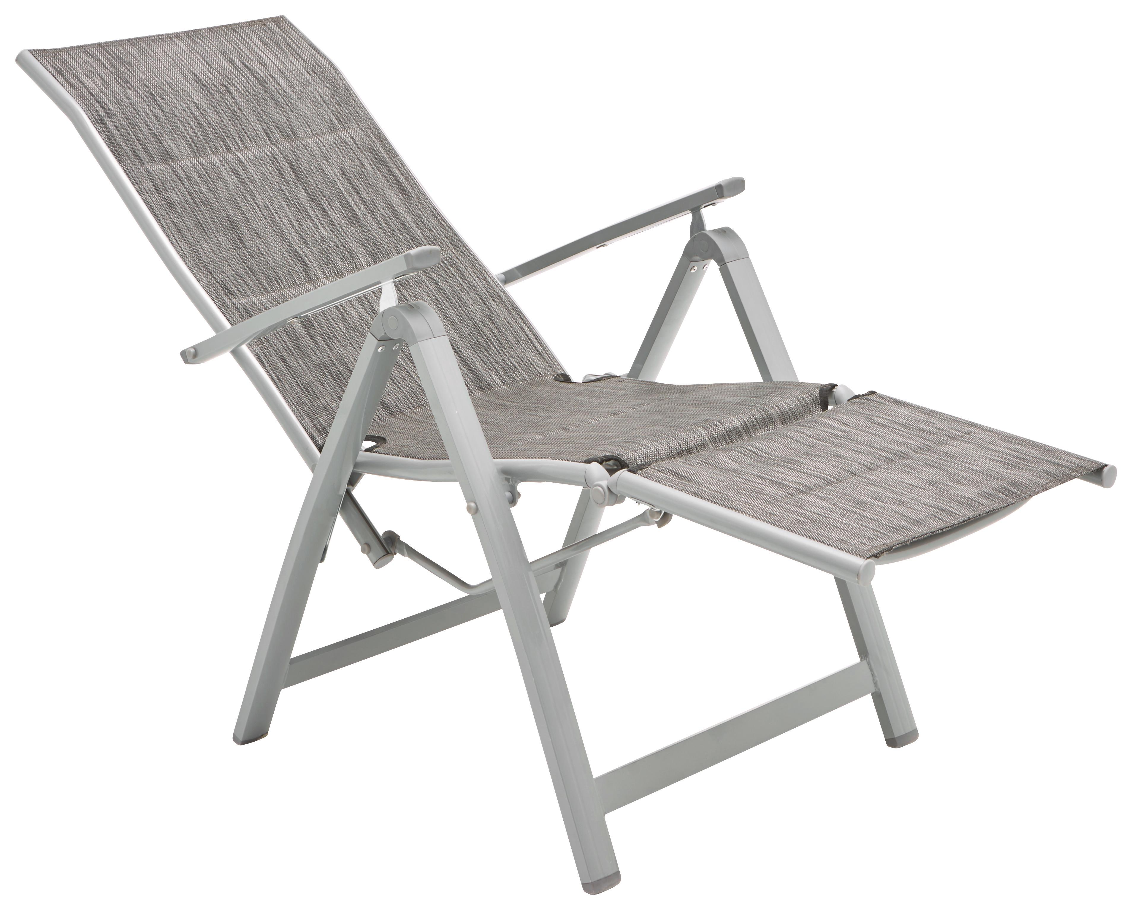 Sonnenliege Bono in Anthrazit - Anthrazit, MODERN, Kunststoff/Textil (59/113/69cm) - Mömax modern living