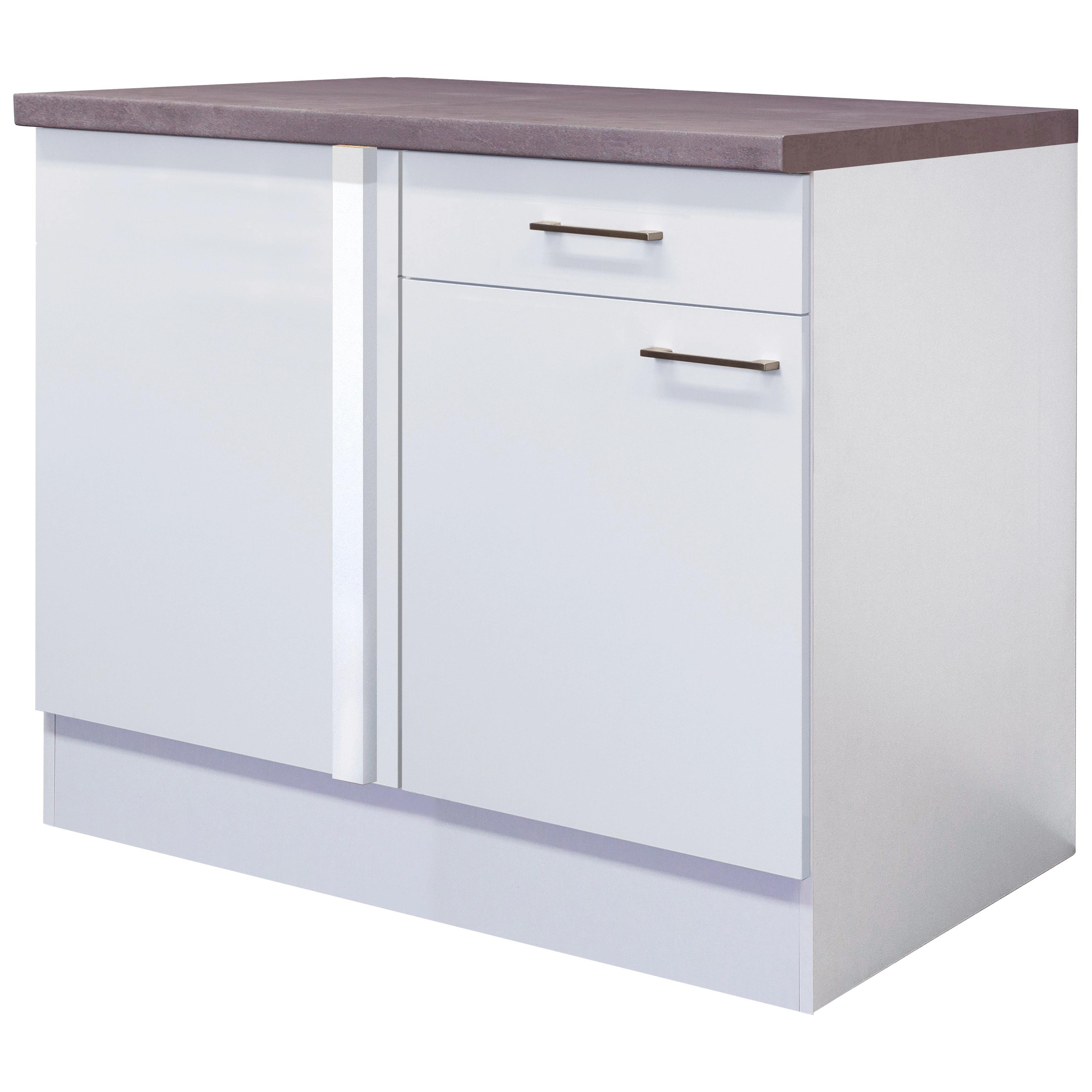 Eckunterschrank in Weiß online bestellen