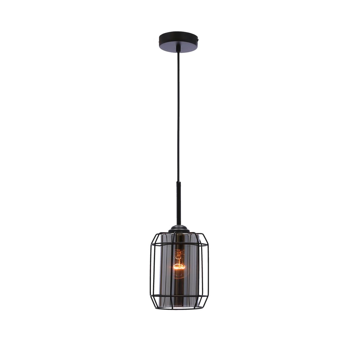 Svjetiljka Viseća 31-08428 Jonera - crna, Design, metal (15/15/110cm)