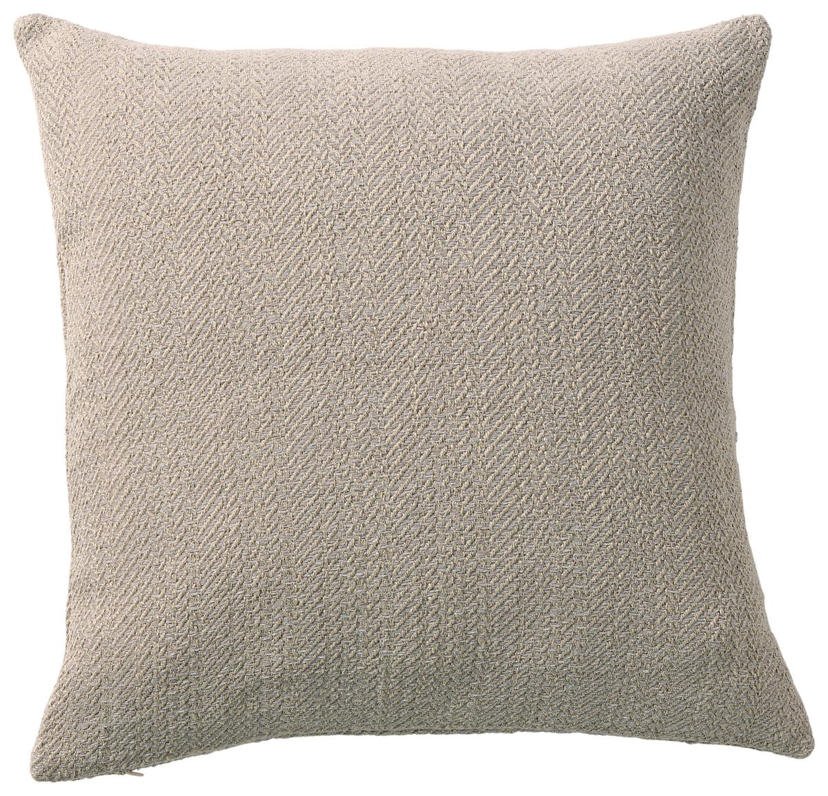 Kissenhülle Mary in Hellgrau ca. 45x45cm - Hellgrau, Modern, Textil (45/45cm) - Mary's