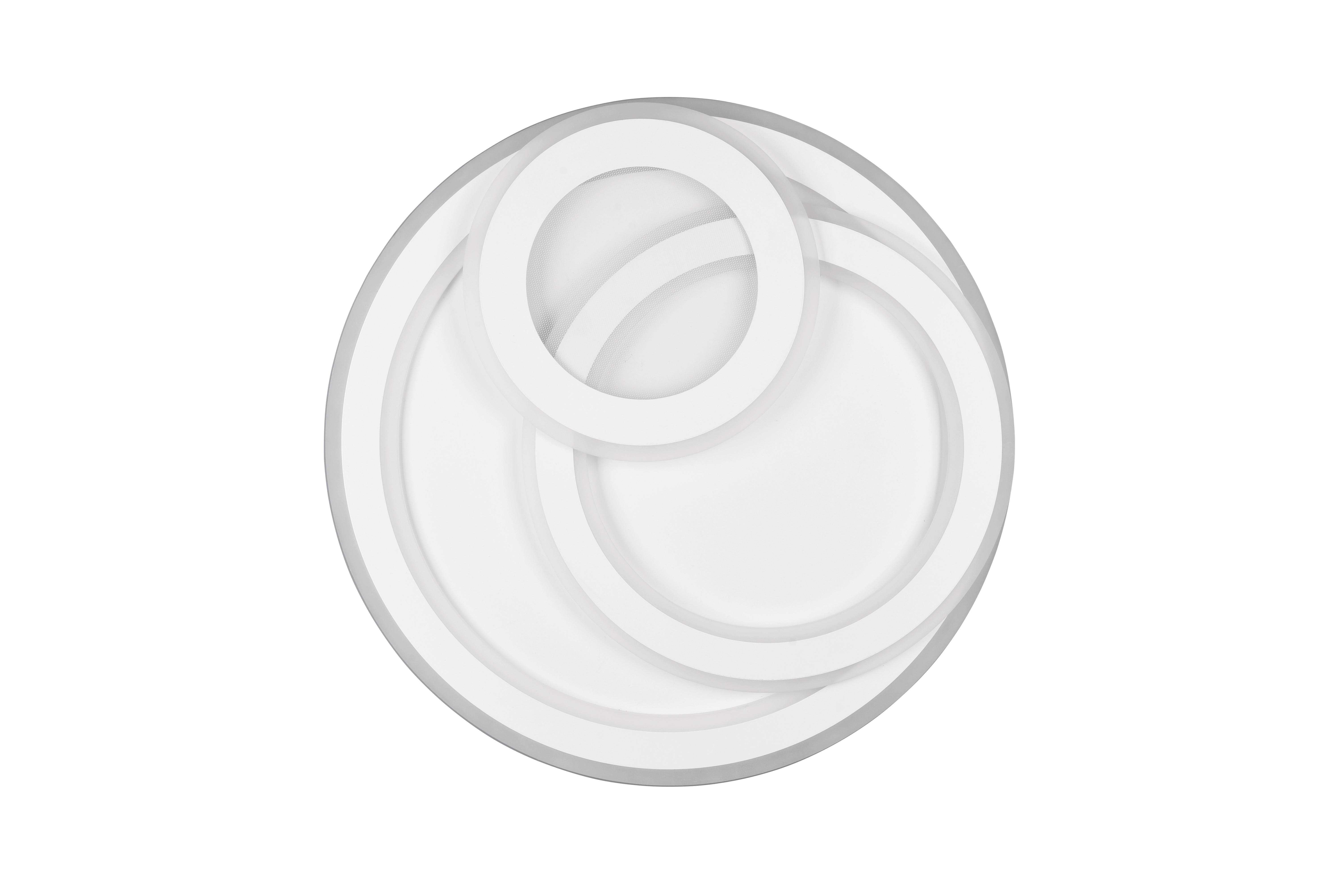 LED-Deckenleuchte Mita in Weiss max. 74 Watt - Weiss, Design, Metall (51/7cm) - Trio Leuchten