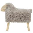 Hocker Grau/Naturfarben - Naturfarben/Grau, ROMANTIK / LANDHAUS, Holz/Holzwerkstoff (24,50/55,5/65cm) - Modern Living Hocker Grau/Naturfarben - Naturfarben/Grau, ROMANTIK / LANDHAUS, Holz/Holzwerkstoff (24,50/55,5/65cm) - Modern Living