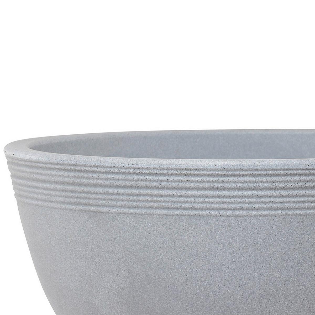 Pflanzentopf Grau - Grau, Basics, Kunststoff (48/22cm) - Siena Garden