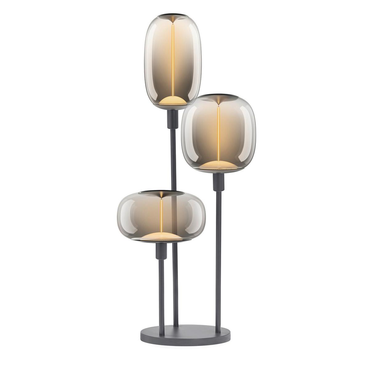 LAMPA STOJĄCA DECOR STICK FLOOR 3XE27 DIM DG - ciemnoszary, Basics, metal (32/78cm) - Osram