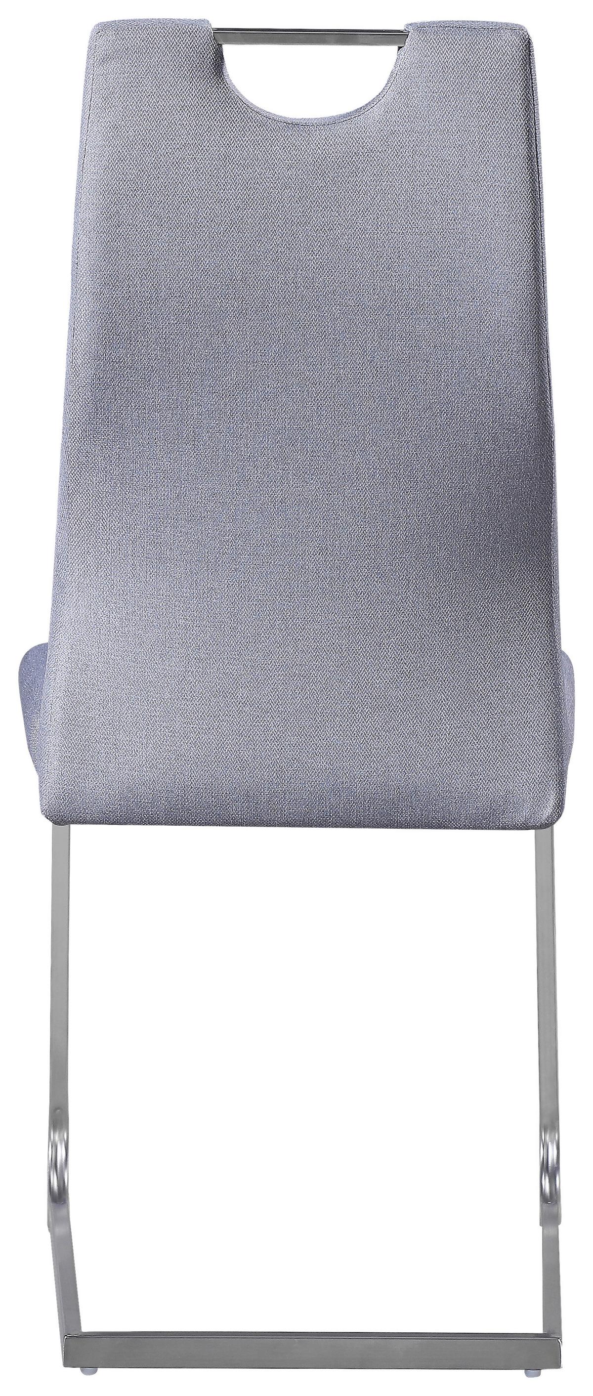 Stolica New York S - siva/boje oplemenjenog čelika, Konvencionalno, metal/tekstil (58/101/44cm) - Modern Living