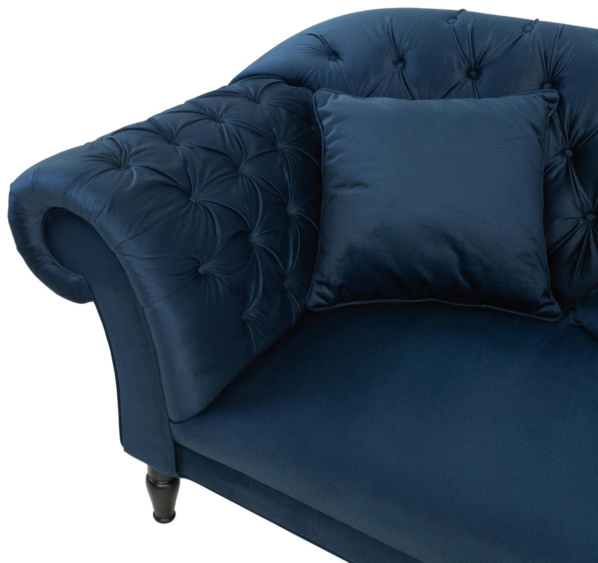 Fotoliu CUPIDO - albastru închis, Design, textil (180/94/103cm) - Mömax