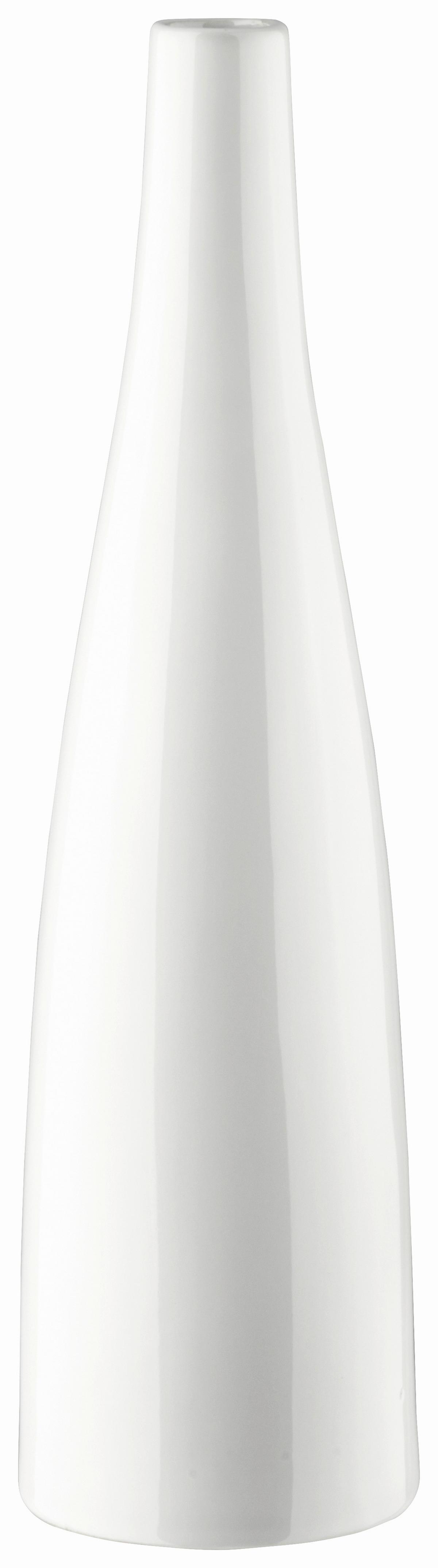 Vase Plancio Weiss - Weiss, Modern, Keramik (10,5/39.6cm) - Modern Living