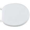 Wc-sitz absenkautomatik Weiß - Weiß, Kunststoff (48.5/37.5/5.5cm) - MÖMAX modern living