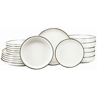Tafelservice 24792 Nordic Festive Creme - Goldfarben/Creme, Basics, Keramik - Creatable