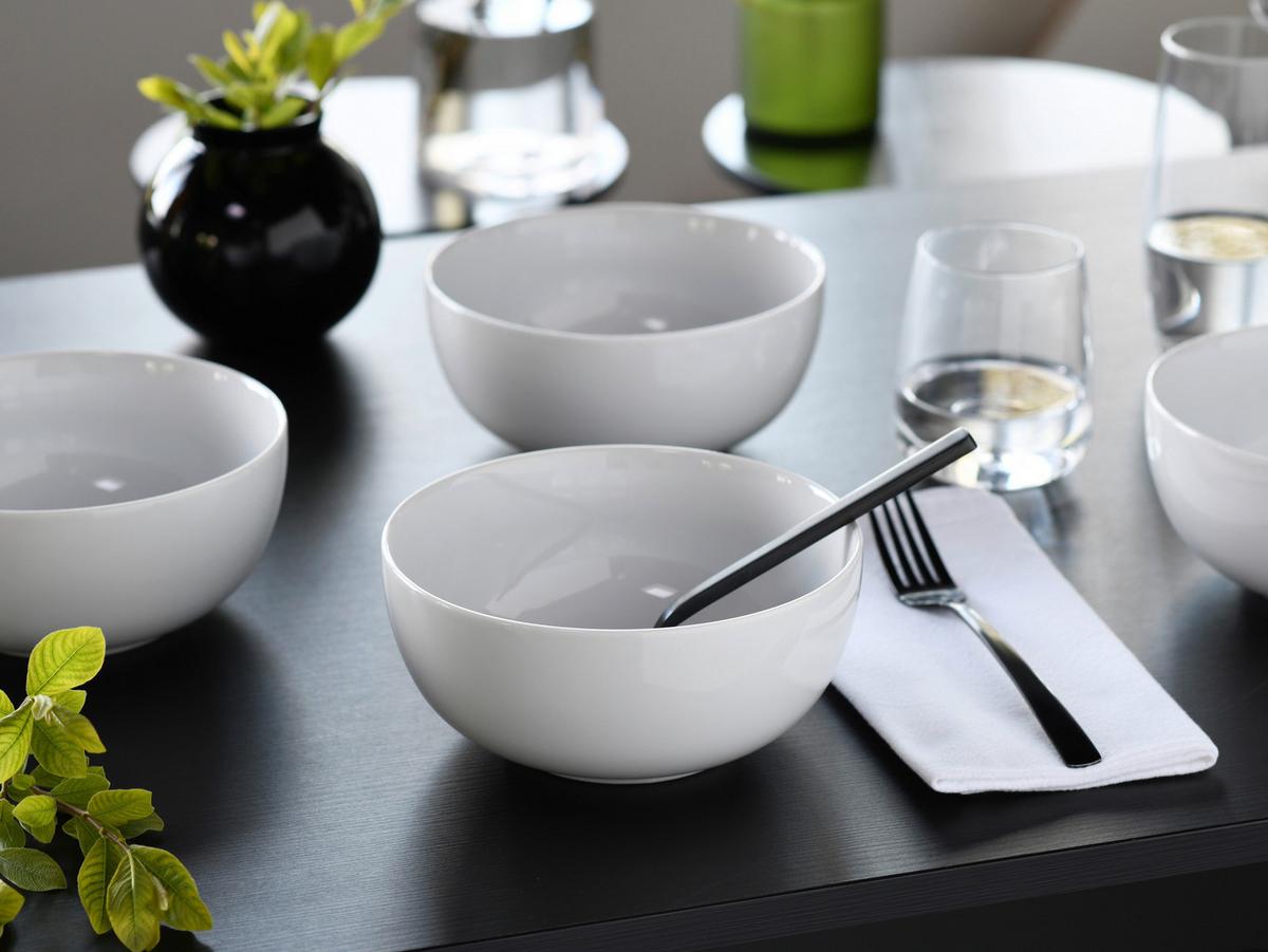 Set Posod All Round, 4-Delni - bela, Design, keramika (16cm) - Creatable