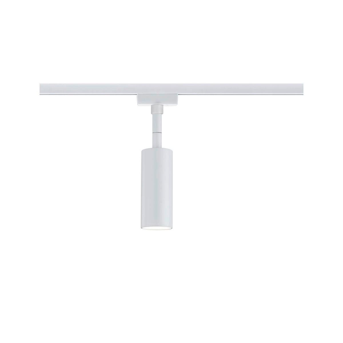Schienensystem-Strahler Spot Tubo in Weiß max. 5 Watt - Weiß, Basics, Kunststoff/Metall (4,2/19,6cm) - Paulmann