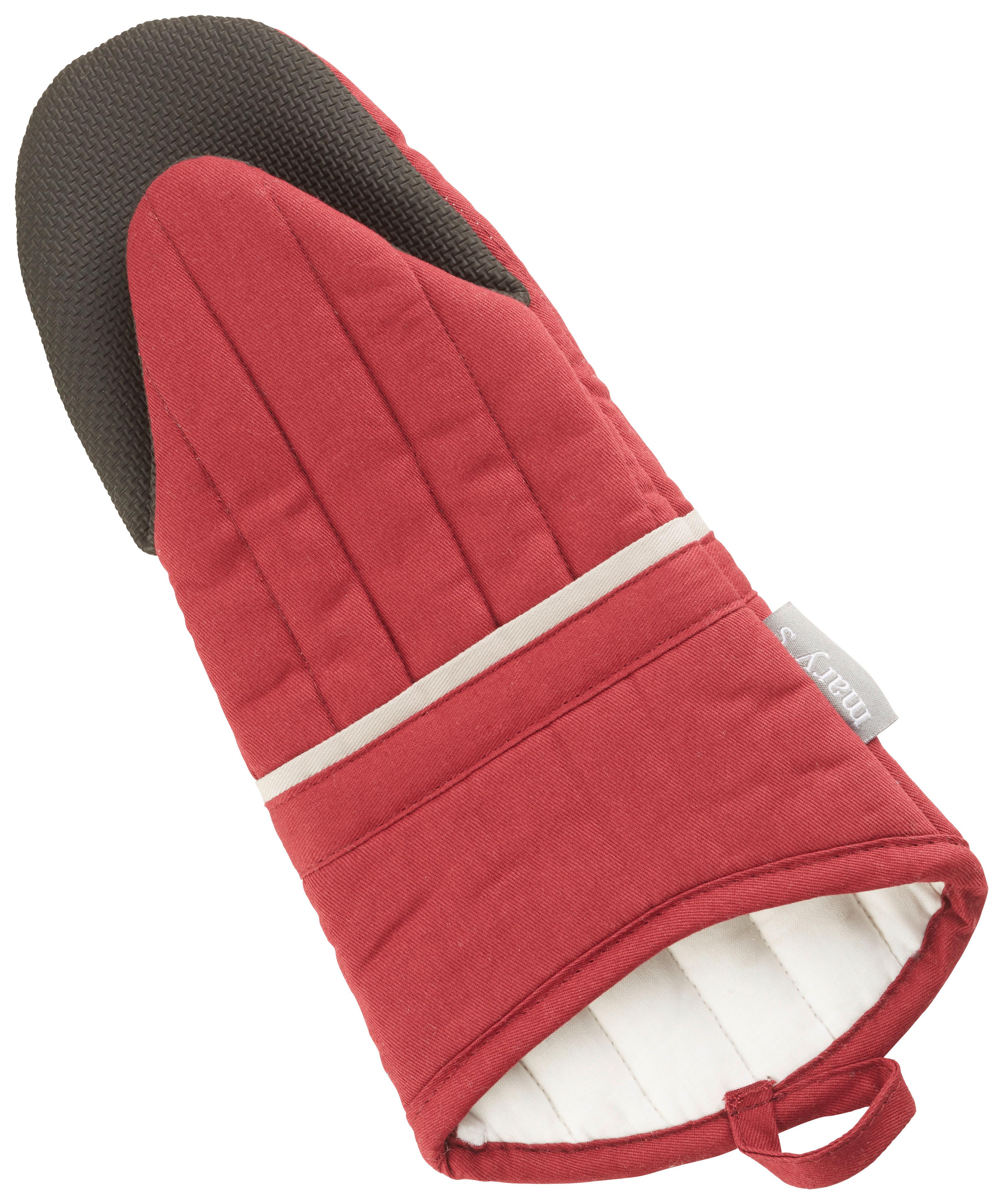 Edényfogó Kesztyű Alexa - piros, textil (15/33cm) - Modern Living