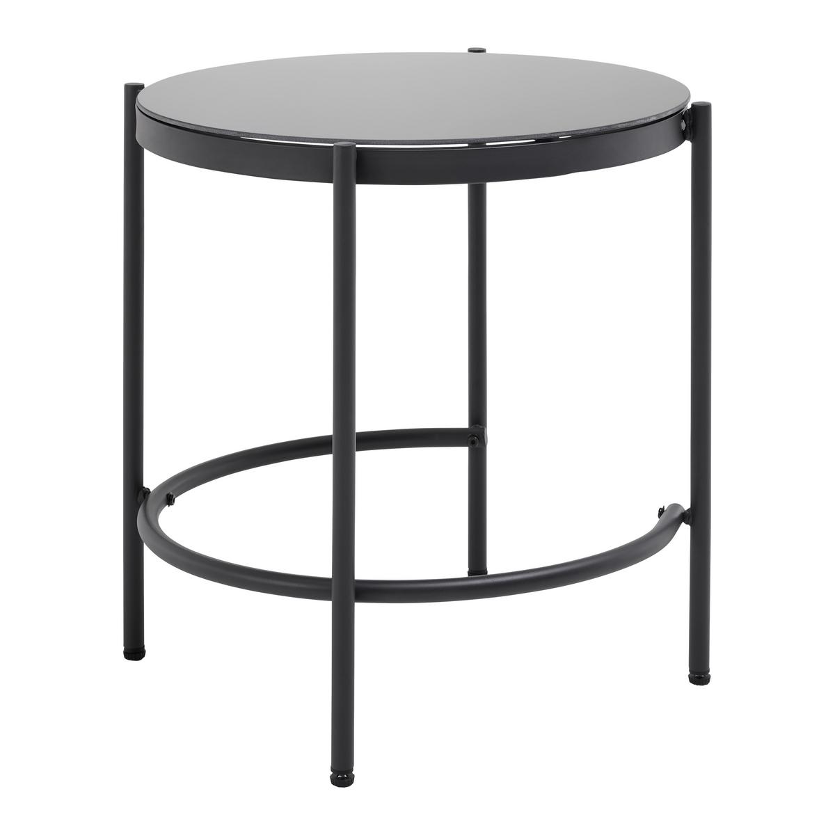 Garnitură grădină Zophia - gri închis/culoare natur, Modern, plastic/sticlă (294/68/77cm) - Bessagi Garden