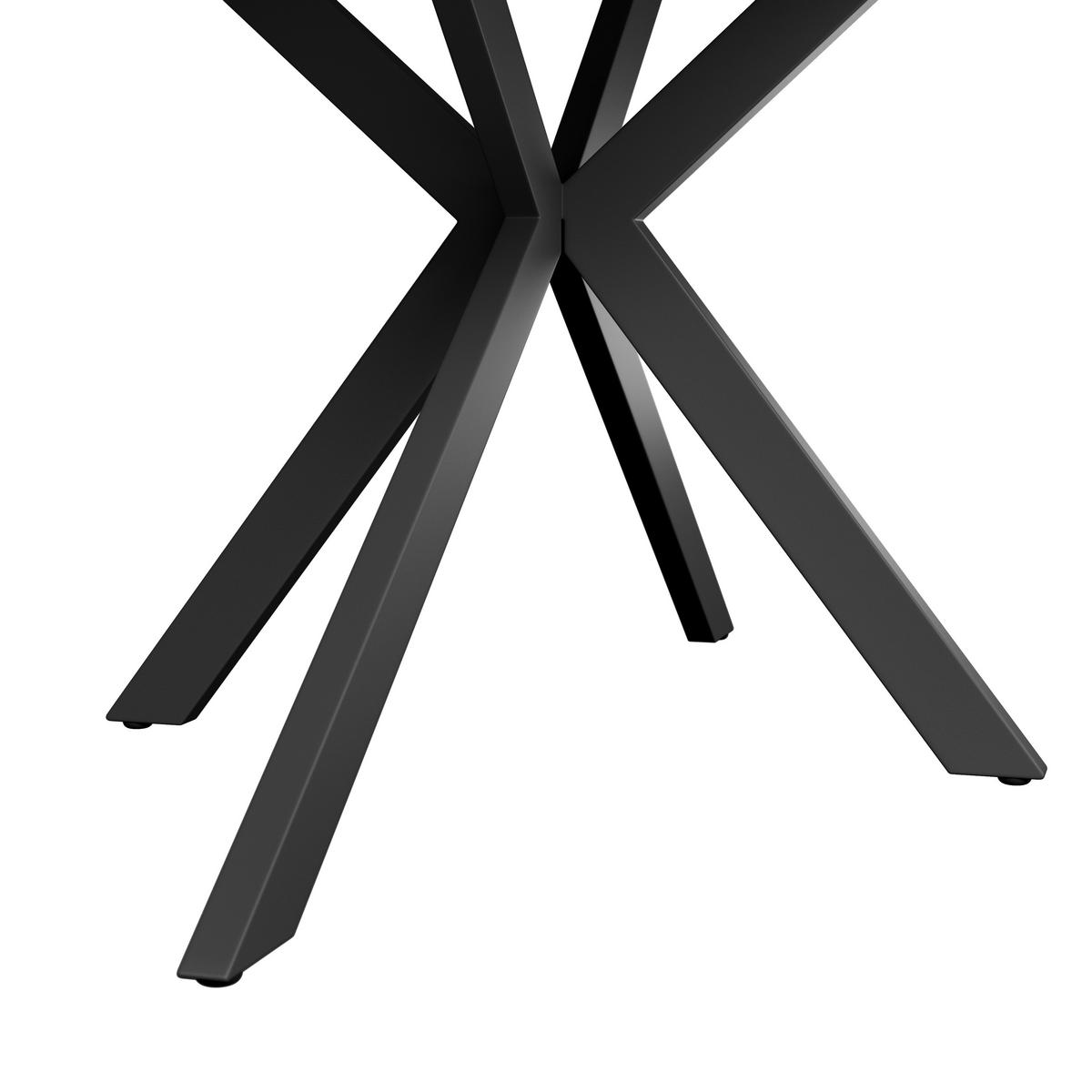 Jedilna Miza Leon, Keramika, Svetlo Siva, 160x90 - siva/črna, Trend, kamen/kovina (160/90/75cm)