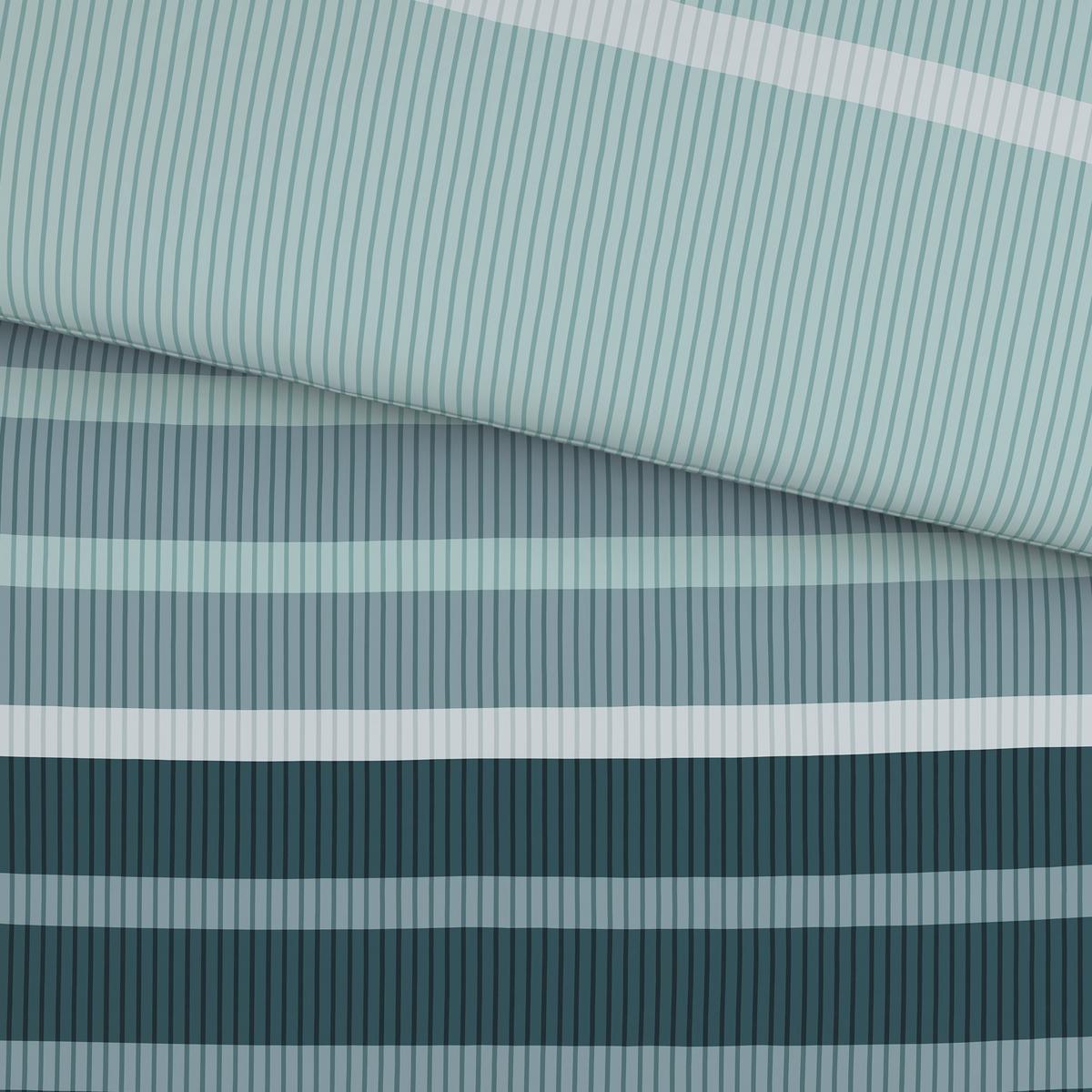 Bettwäsche Streif XL Blau/Schwarz ca. 155x220cm - Blau/Schwarz, KONVENTIONELL, Textil (155/220cm) - Mömax