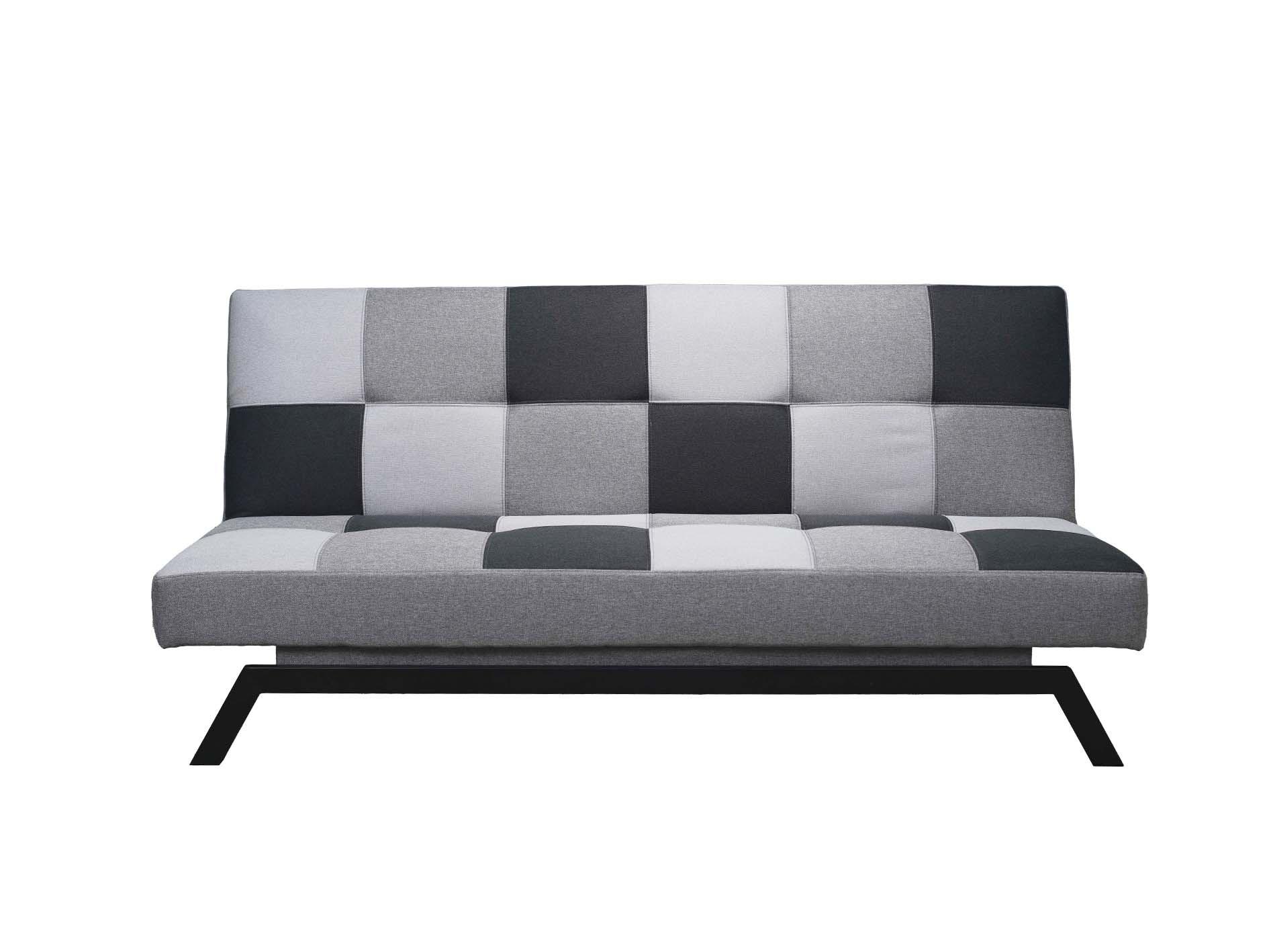 Trosjed Na Razvlačenje Portofino - višebojno/crna, Moderno, drvo/metal (186/89/90.5cm) - Mömax