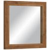 VÄGGSPEGEL TINA -SB- - ekfärgad, Klassisk, trämaterial/glas (51/51/3,5cm) - Mömax