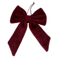 Dekohänger Santa Rot - Rot, Textil (20/29cm) - Mömax