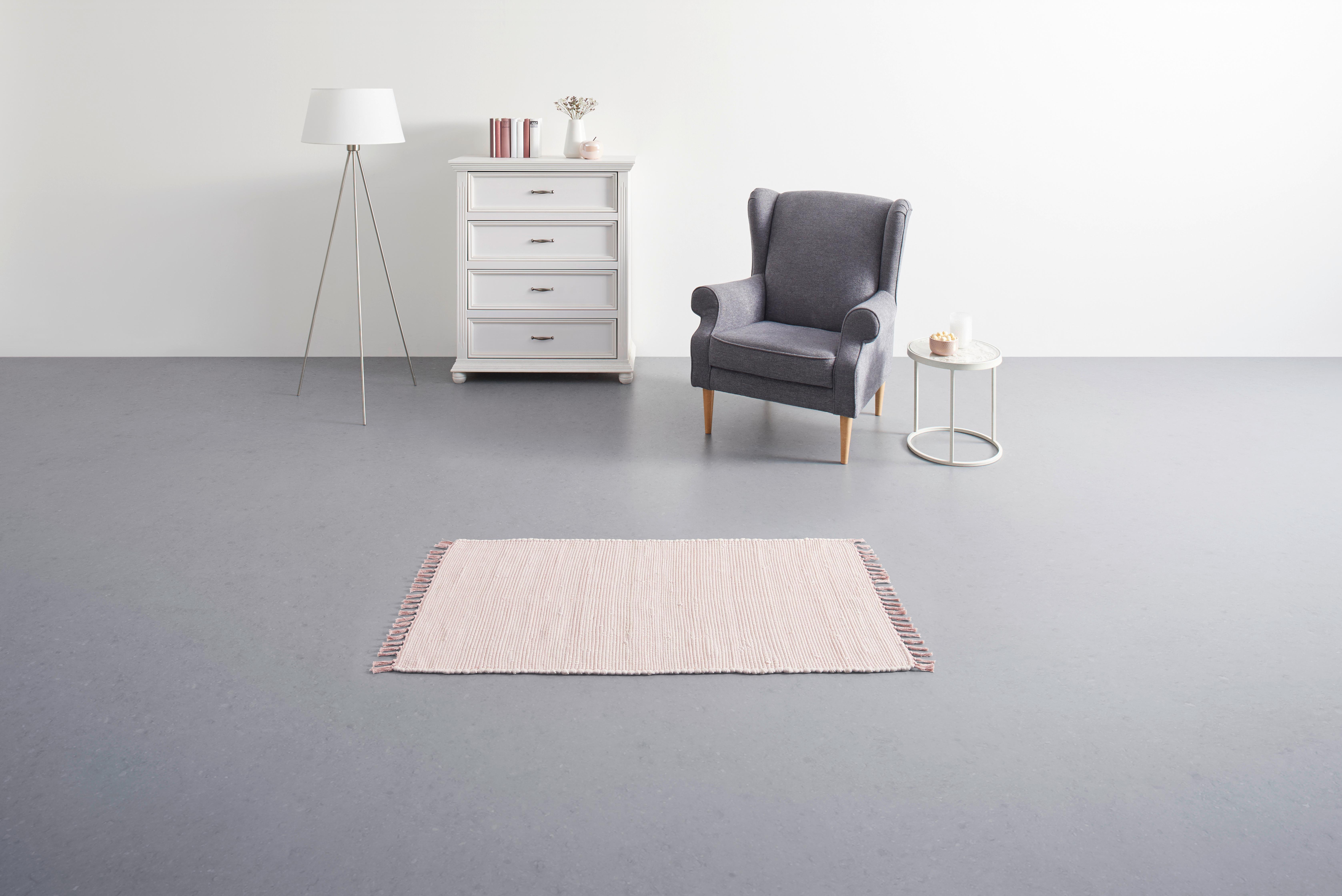 TRASMATTA JULIA 2 - rosa, Romantik / Lanthus, textil (70/130cm) - Mömax