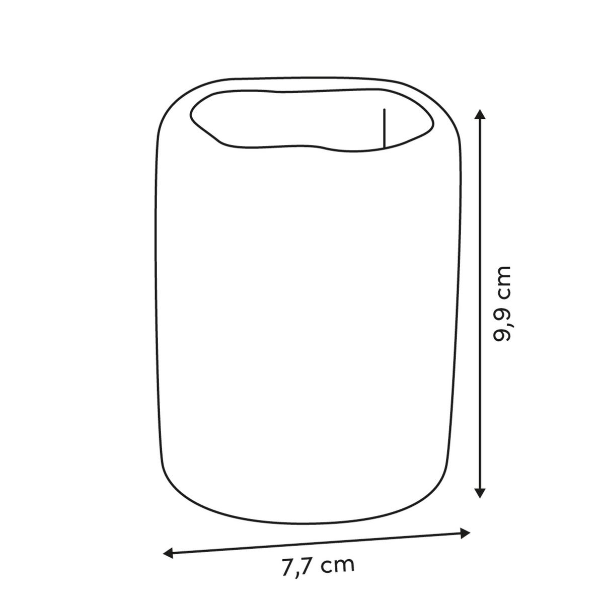 Držač Četkice Za Zube Oleya - bež, Osnovno, plastika (7,7/9,9cm)