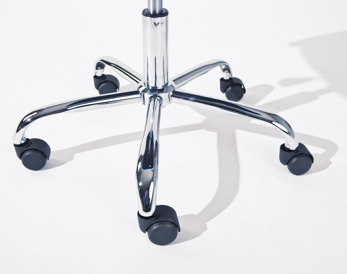 Jugenddrehstuhl Blau - Blau/Chromfarben, MODERN, Kunststoff/Textil (43/88-98/56cm) - MID.YOU