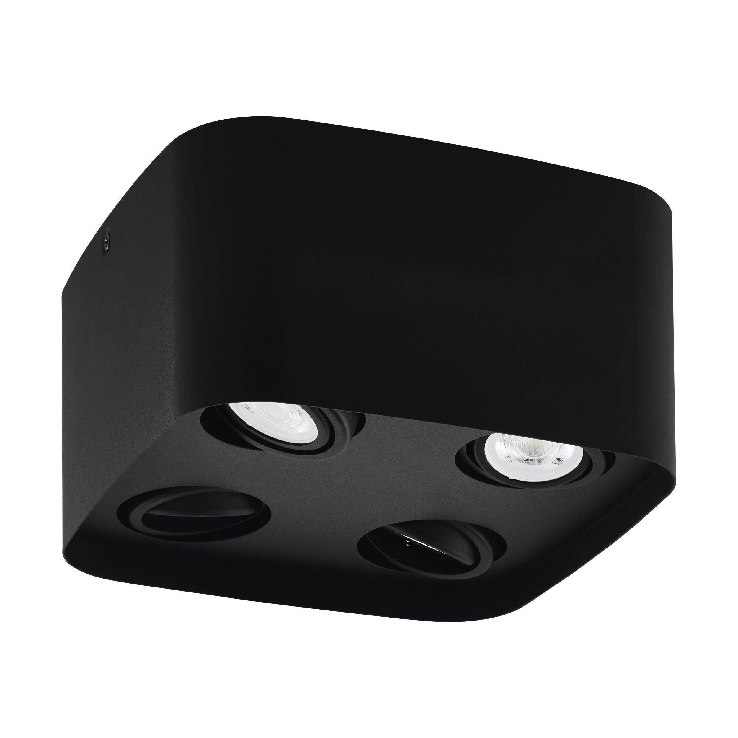 Deckenleuchte 99675* Caminales-Z - Schwarz, Design, Metall (24/24/12cm) - Eglo