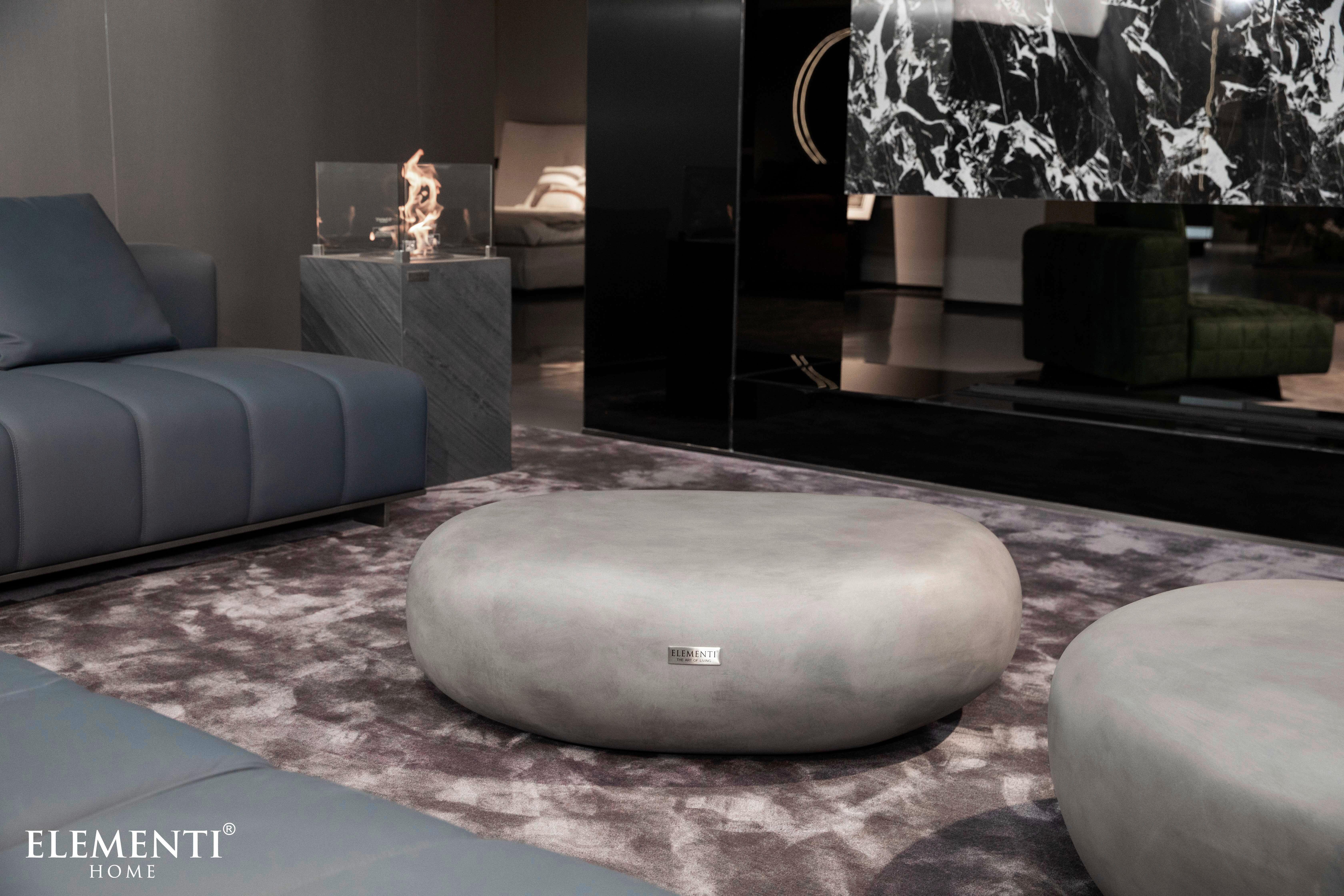 Loungetisch Hawaii Grau - Grau, MODERN, Stein (121,3/91,4/35,6cm) - Gardenson