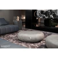 Loungetisch Hawaii Grau - Grau, MODERN, Stein (121,3/91,4/35,6cm) - Gardenson