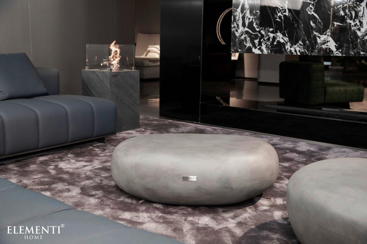 Loungetisch Hawaii Grau - Grau, MODERN, Stein (121,3/91,4/35,6cm) - Gardenson